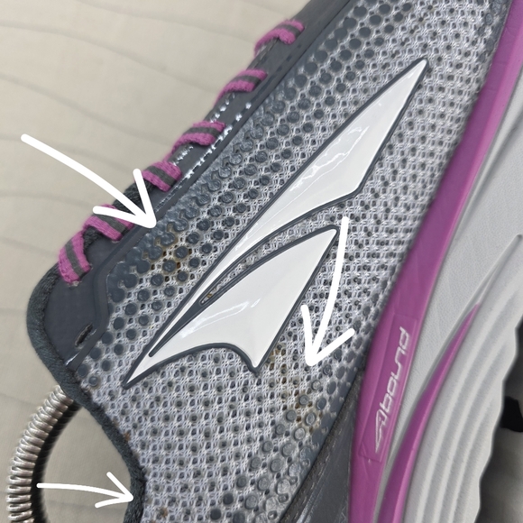 Altra Womens Torin 3.0 Zero Drop Grey Pink Running Shoes AFW1737F-4 Size 8 - Picture 11 of 14